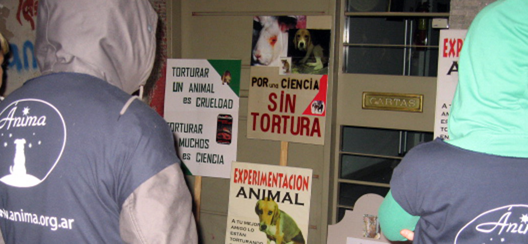 3a. manifestación por los derechos animales con acto simbólico en repudio al proyecto de ley viviseccionista