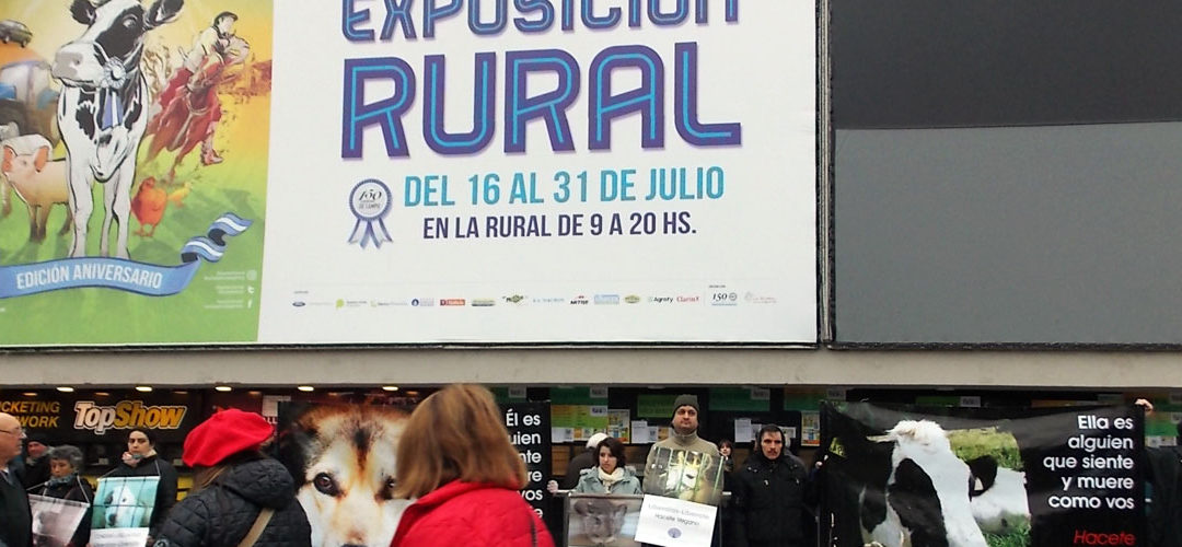 Concentración en la Exposición Rural